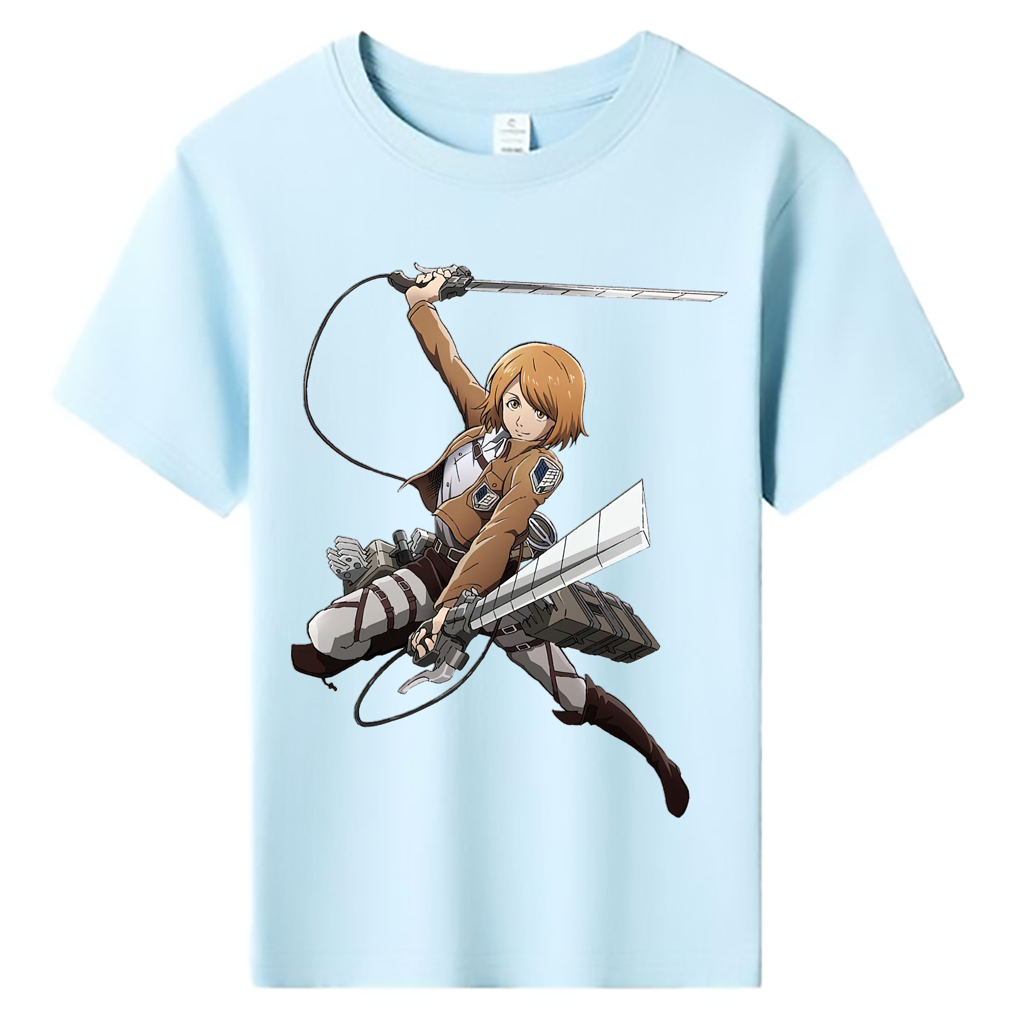 （画像用） 進撃の巨人 ペトラ·ラル Attack on Titan Petra Rall 綿100％キッズTシャツ（フロントプリント）